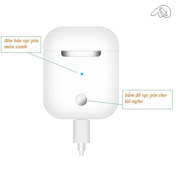 Tai Nghe Bluetooth Chính Hãng I12 Không Dây Nhét Tai Phụ Kiện Tai Nghe Điện Thoại IOS Và Android | BigBuy360 - bigbuy360.vn