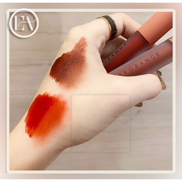 HERORANGE~Thực hiện tại trung quốc Son môi giá rẻ Men môi mài Vỏ trong suốt Sương mù có màu da men trắng