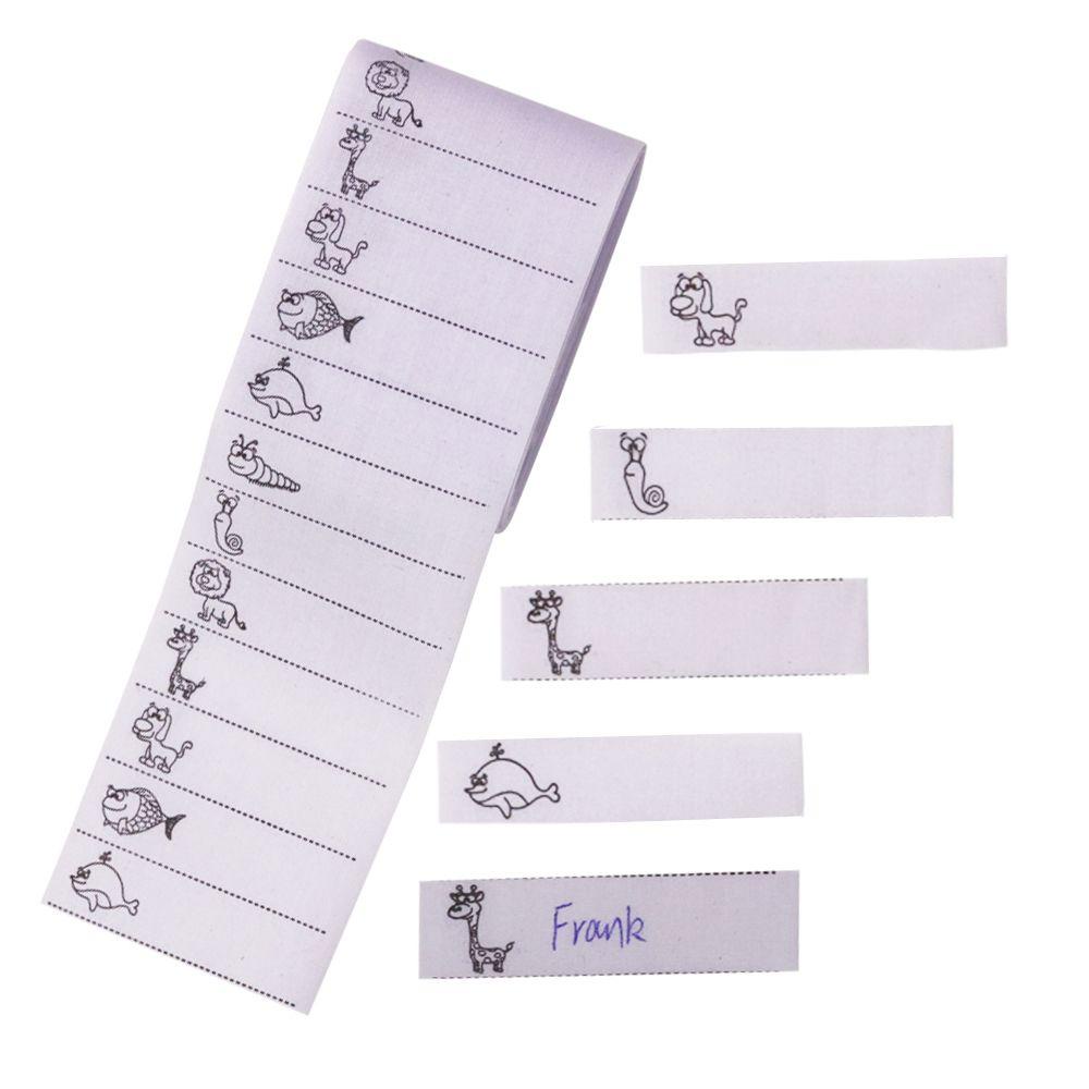 Set 100 / 200 Nhãn Dán Quần Áo Màu Trắng Mới