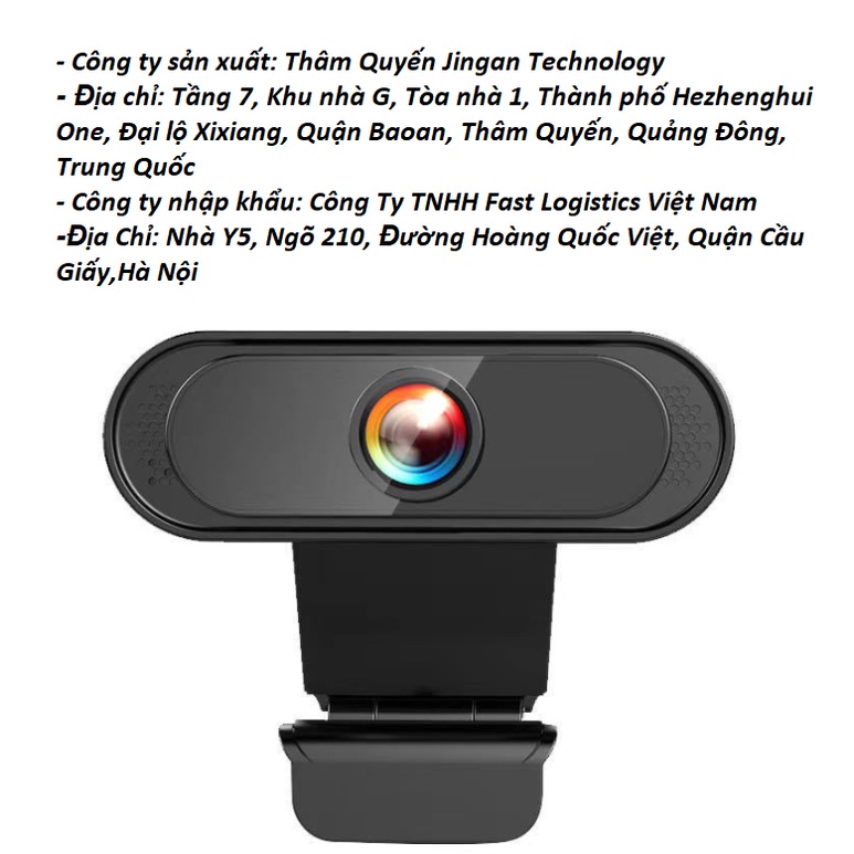 Webcam máy tính có micro full hd 1080p full box siêu nét cho pc laptop dùng để stream dạy và học online v2