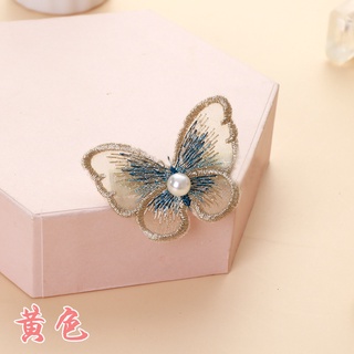 Kẹp tóc con bướm thêu