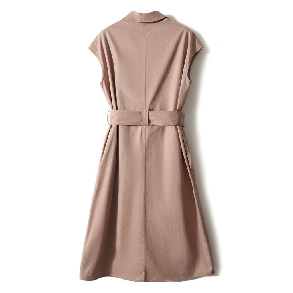 Đầm Sơ Mi Tay Ngắn Cổ Bẻ Thời Trang Dành Cho Nữ