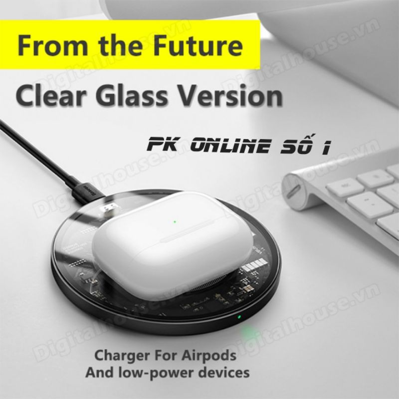Bộ sạc không dây Baseus Magsafe Sạc nhanh 15W cho iphone 12 Thiết kế tương lai