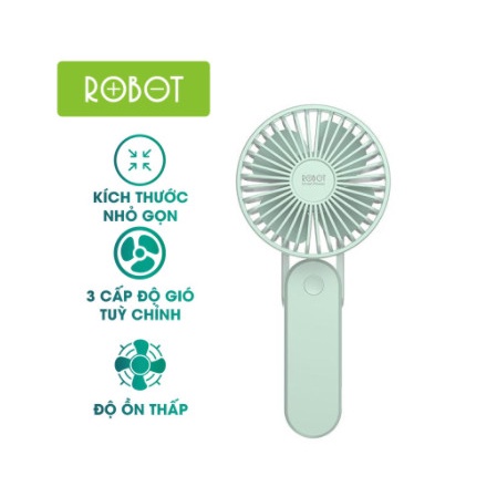 Quạt cầm tay USB mini fan 3in1 ROBOT RT-BF11 cao cấp Pin lâu công suất lớn xịn xò - Bảo hành chính hãng