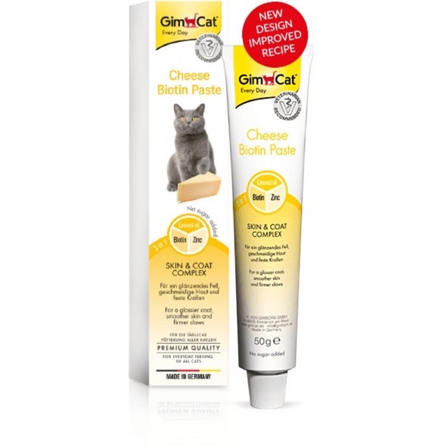 Gel GimCat cho mèo, Gel GimCat hỗ trợ tiêu hóa, tiết niệu, búi lông, bổ sung dinh dưỡng cho mèo