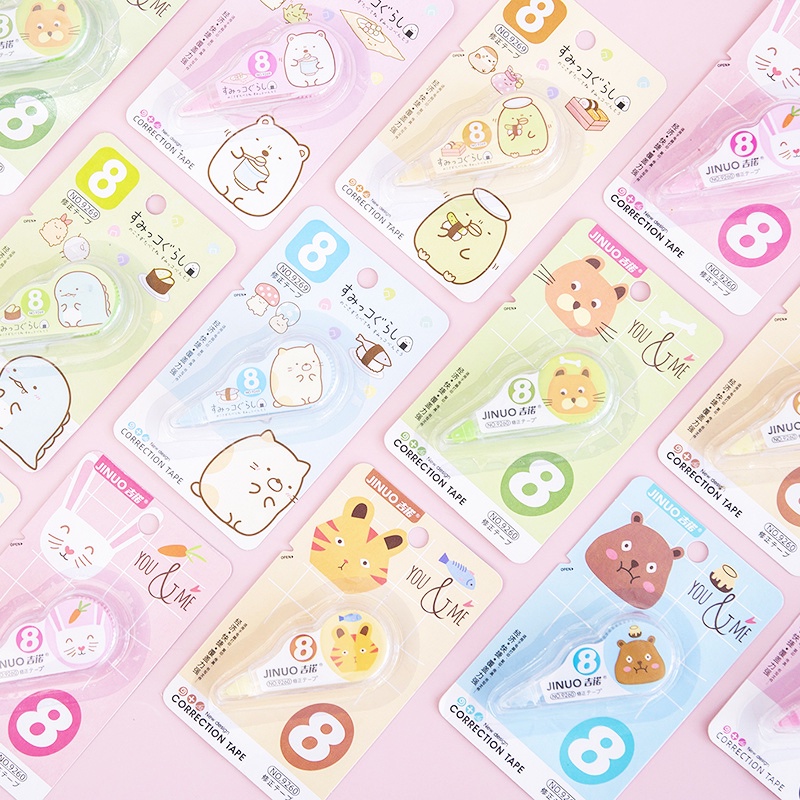 Bút Xóa Kéo 5Mm X 8 m Họa Tiết Hoạt Hình Dễ Thương