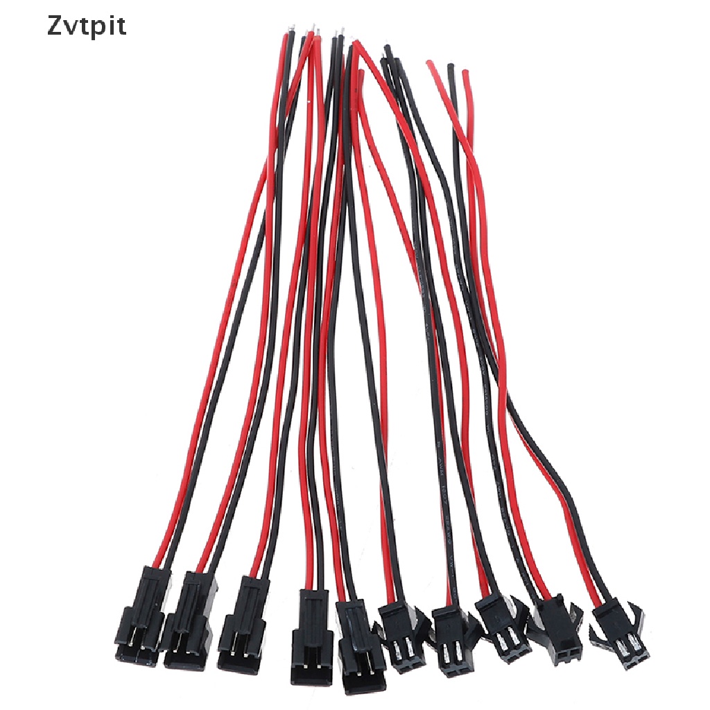 Set 10 đầu nối dây dài 15cm JST SM 2pins