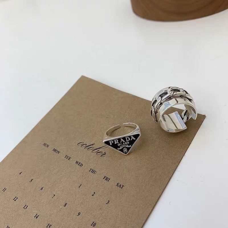 Nhẫn Đeo Tay Kim Loại Hình Tam Giác Thời Trang Âu Mỹ Cho Nữ