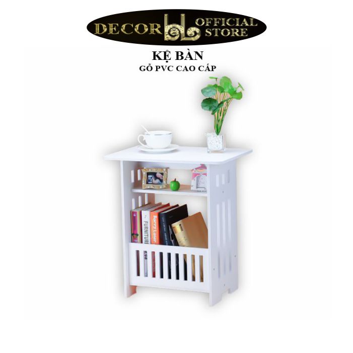 Kệ đầu giường bàn trà gỗ PVC phù hợi mọi không gian trong nhà ngoài trời KB