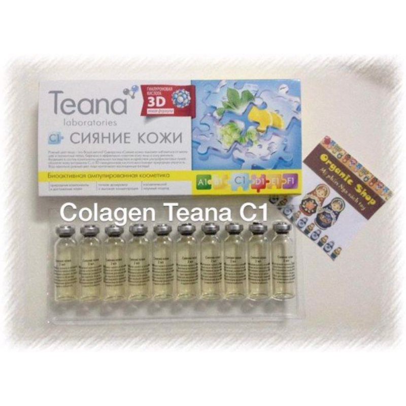 COLLAGEN TƯƠI TEANA C1 CỦA NGA TRẮNG DA CHỐNG LÃO HÓA.