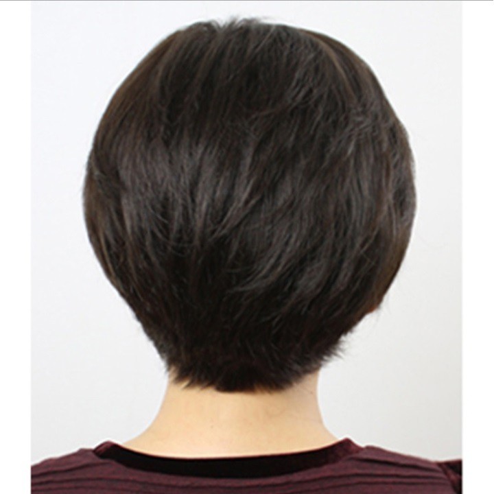 Bộ tóc giả nữ Hàn Quốc trung niên + Tặng kèm lưới T111