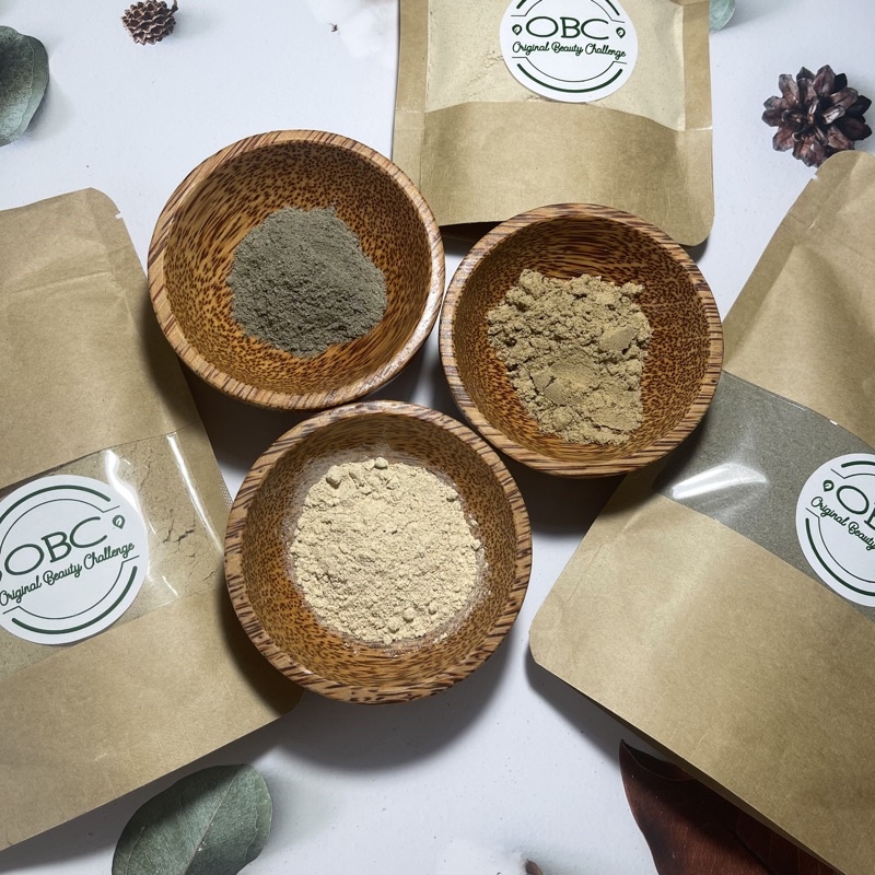 [Tổng 300gr] Combo bột oải hương (huân thảo/lavender) + bạch chỉ + cao bản (cảo bản) 100gr mỗi loại nguyên chất OBC