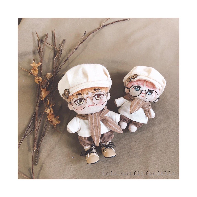 Set quần áo cho doll 15-20cm (Nira và Caro Autumn)