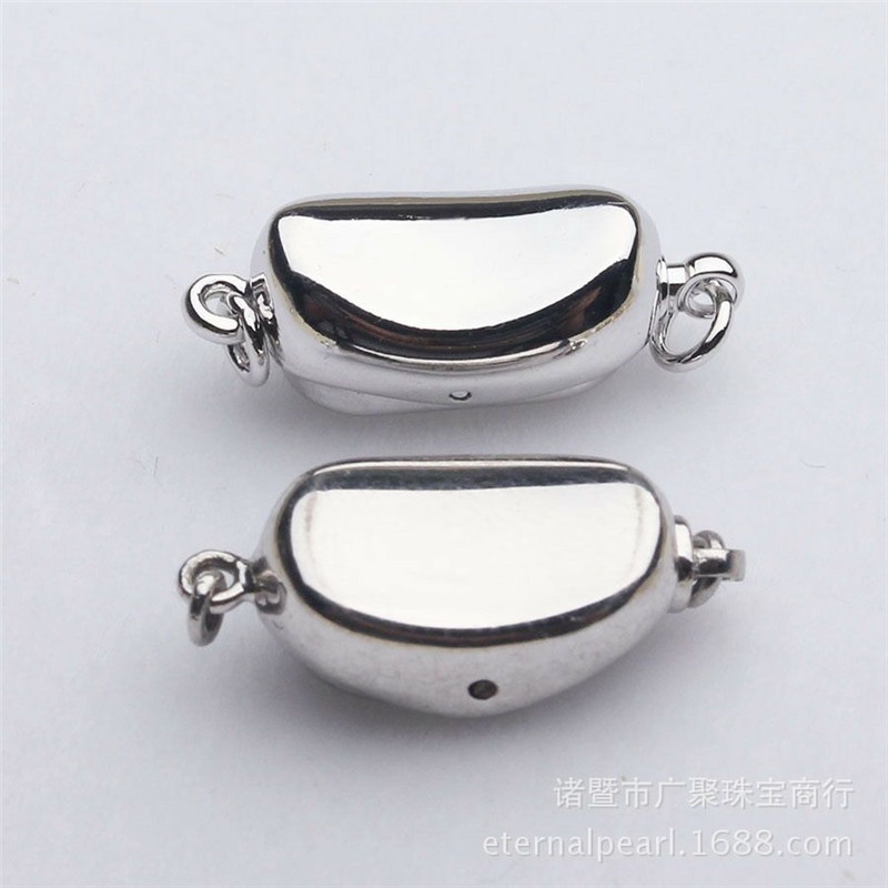 1 Phụ Kiện Nút Gài Dùng Làm Trang Sức DIY Bằng Bạc 925