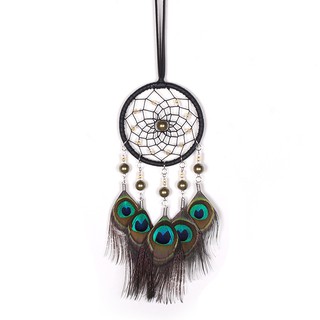 Lưới giấc mơ Dreamcatcher đính lông thủ công