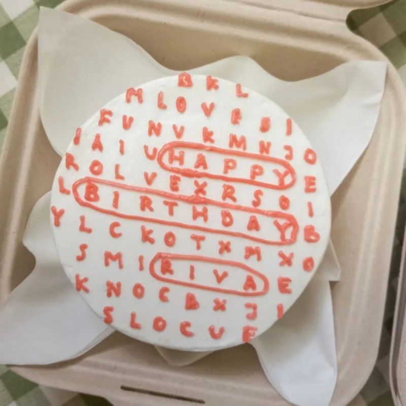 Bánh Kem Mini  - Decor Quyển Lịch