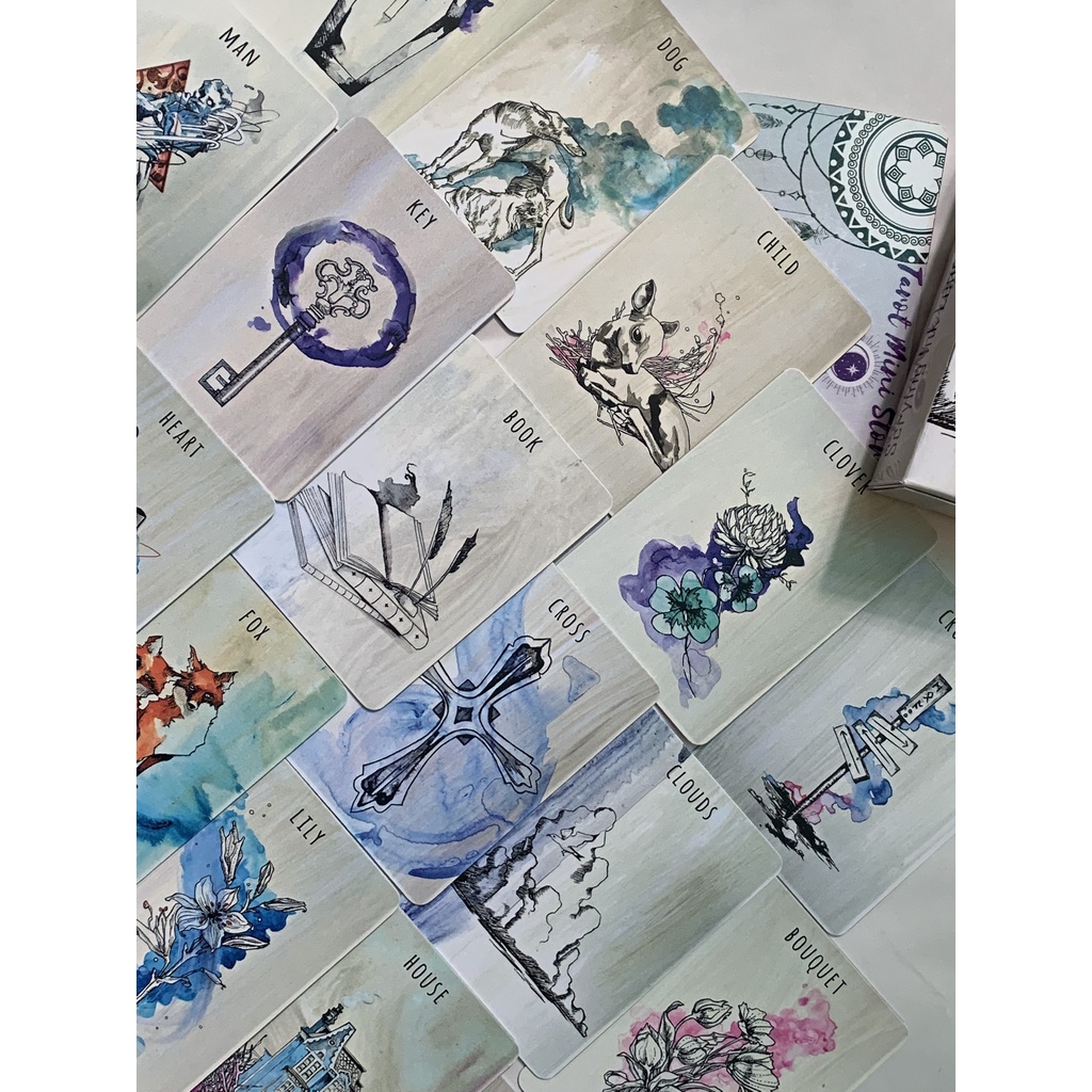 Bộ bài Scying Ink Lenormand size gốc