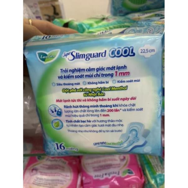[ Combo] 4 gói Laurier Slimguard GOOL băng vệ sinh cao cấp gói 16 m