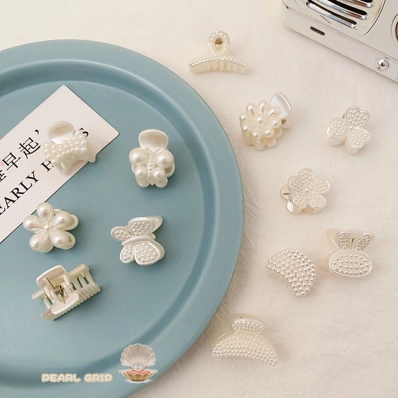 Kẹp Tóc Hình Hoa Cúc Đính Ngọc Trai Nhân Tạo Dễ Thương Dành Cho Bé Gái