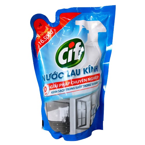 Nước Lau Kính Cif 520ml (Túi)