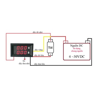 [NSHOP] Đồng Hồ Đo Dòng Áp DC 10A - DE5Q