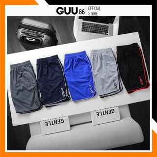 Quần Đùi Nam Tập Gym Thể Thao Chạy Bộ Đá Banh 𝗘𝗖𝗛𝗧, Quần short nam thể thao vải mè co giãn 𝗚𝗨𝗨 𝗦𝗛𝗢𝗣