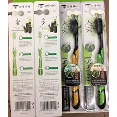 bàn chải đánh răng than tre hoạt tính Hàn Quốc BOSSI lông siêu mềm mịn 5.0