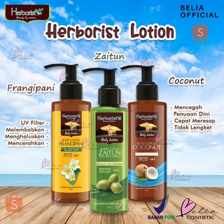 ❤ belia ❤ sữa dưỡng thể thảo dược ô liu | dừa | frangipani | lọc uv herboris làm trắng da 145ml