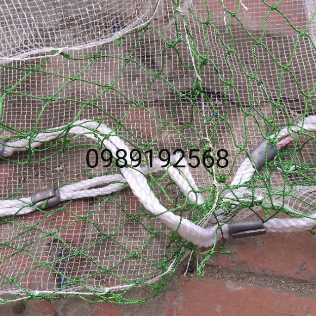 Can cau may Lưới kéo cá,vét cá bằng cước cao 2,5m dài 30m vét tất cả cá loại cá bé và to shinano giá tốt
