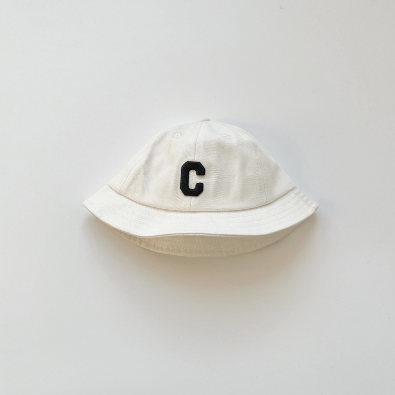 Nón Bucket Thêu Chữ Thời Trang Xuân Thu Hàn Quốc Cho Bé