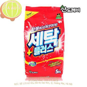 [Chỉ dùng cho máy giặt cửa trên] Bột giặt Sandokkaebi 5kg (Nhập khẩu Hàn Quốc phân phối bởi Hando)