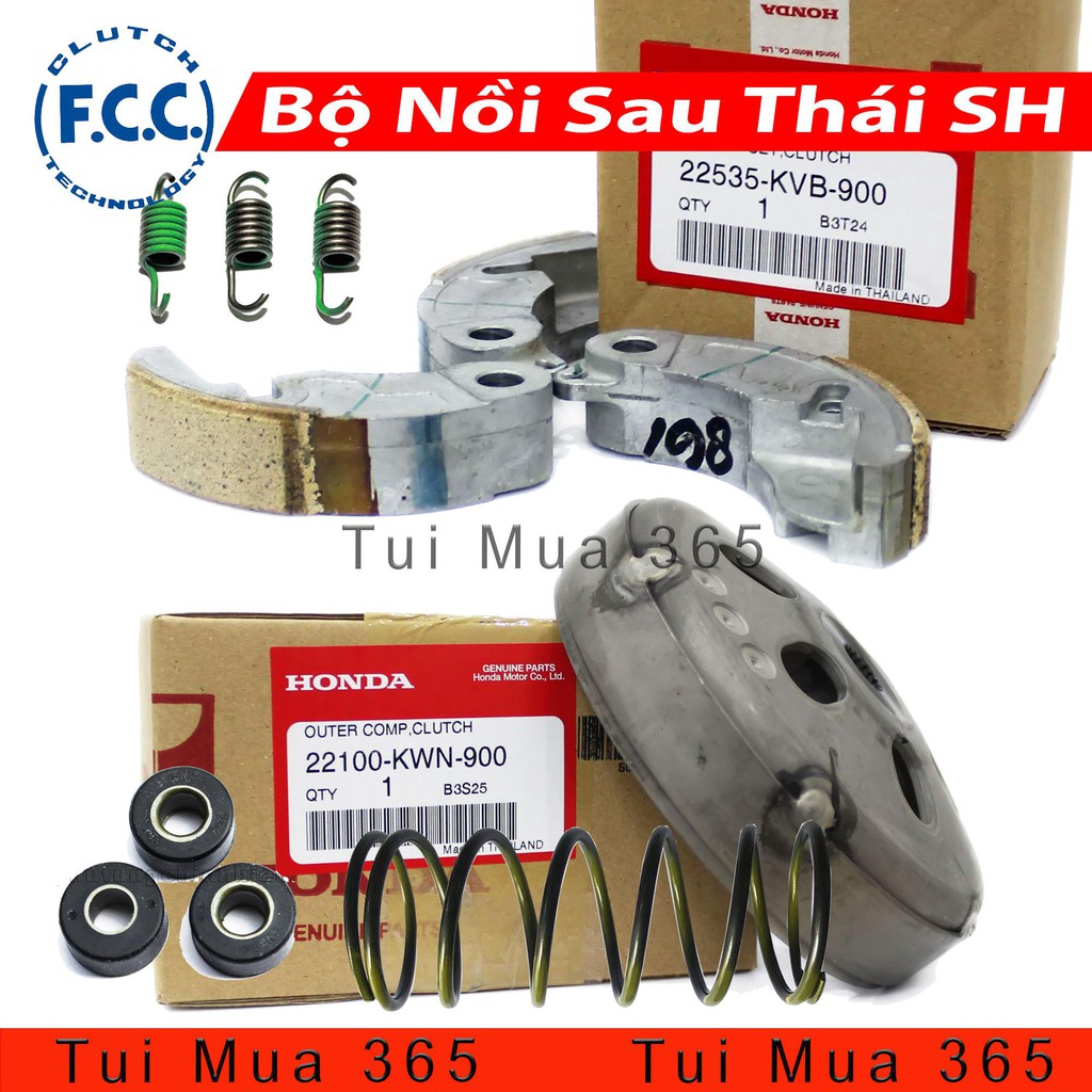 Full Bộ Nồi Sau Cho Honda SH Ý, Dylan, PS, A Còng Thái Lan