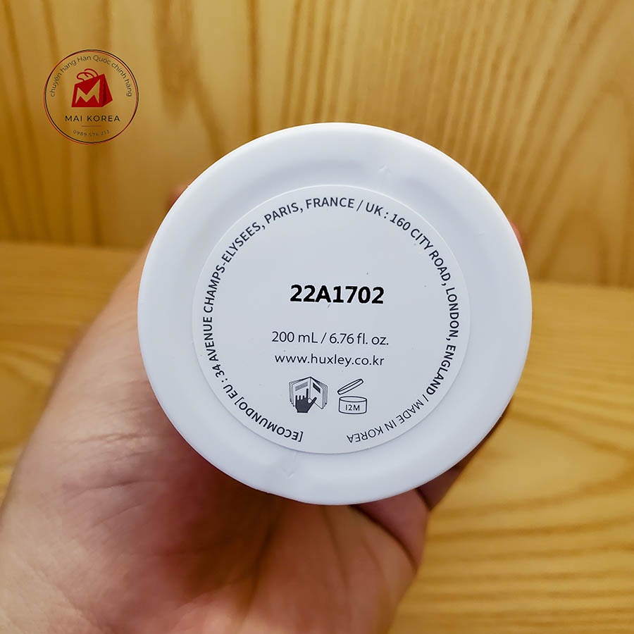 Sữa Rửa Mặt Huxley Dạng Gel 200ml mẫu mới