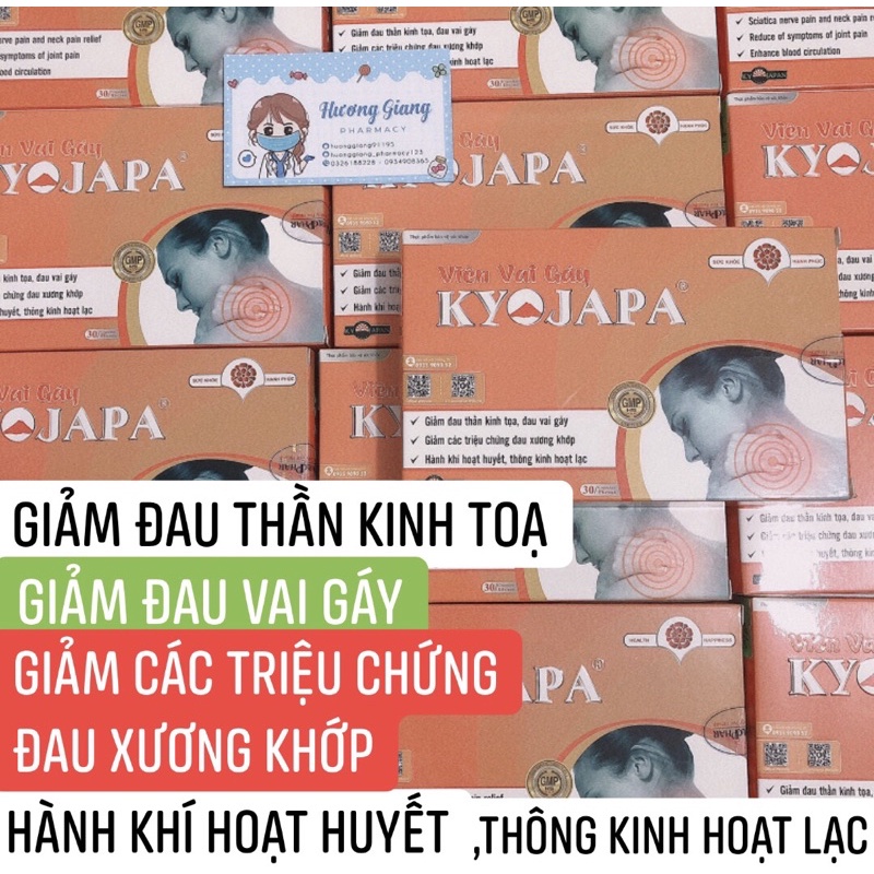 Viên vai gáy KYOJAPA hộp 30 viên