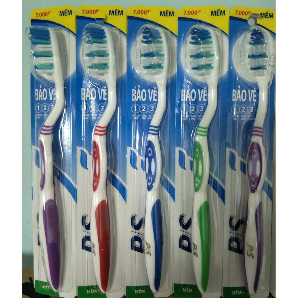 Bộ 5 bàn chải p/s bảo vệ 123