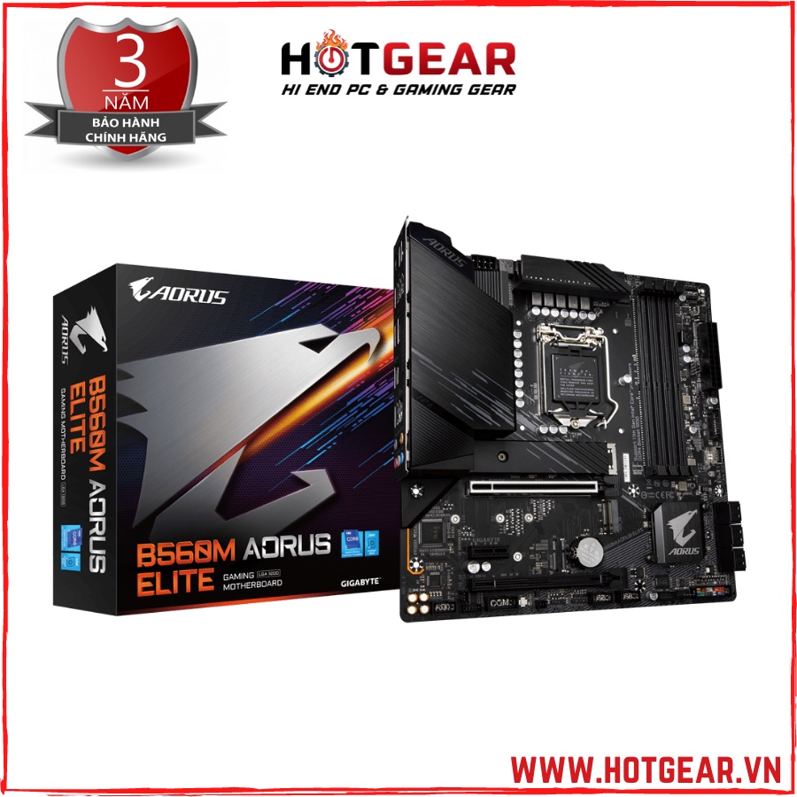 Mainboard GIGABYTE B560M AORUS ELITE - Mới chính hãng bh 36T