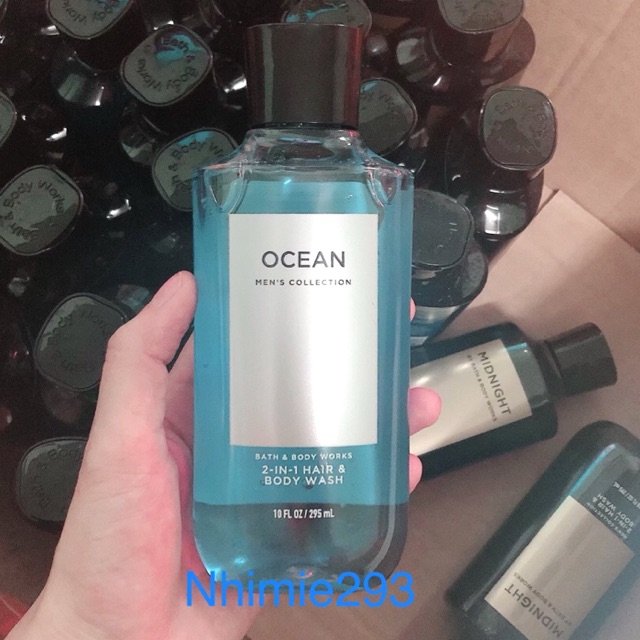 Ocean Sữa Tắm Dầu Gội Cho Nam Bath Body Works Mỹ