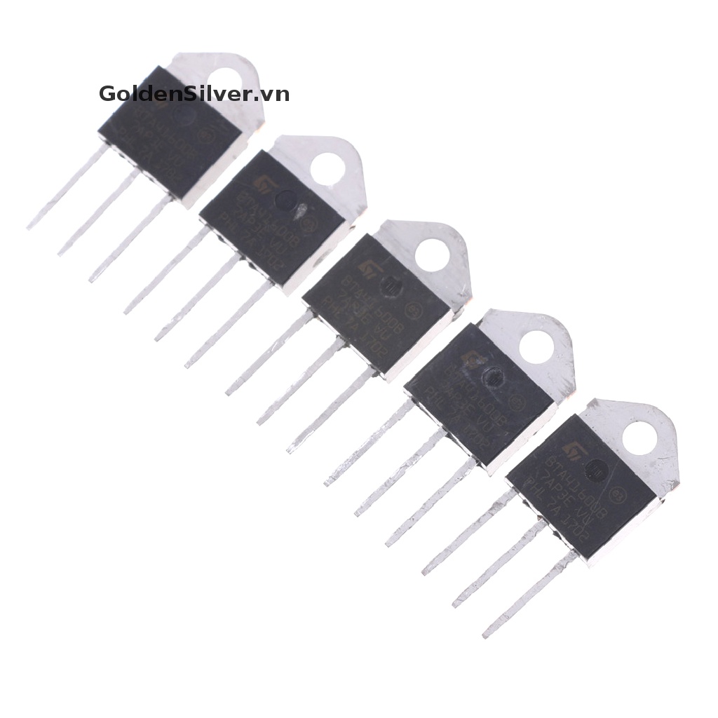 Bộ 5 Linh Kiện Điện Tử BTA41-600B Bằng Silicon TO-3P 40A