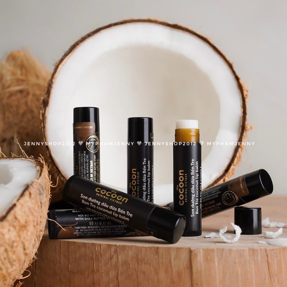 Son Dưỡng Dầu Dừa Cocoon Ben Tre Coconut Lip Balm | BigBuy360 - bigbuy360.vn
