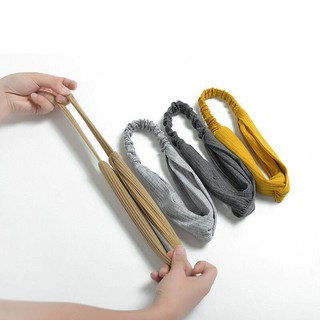 Băng đô cài tóc vải thun Hàn Quốc siêu co giãn (khăn turban xinh giá rẻ)