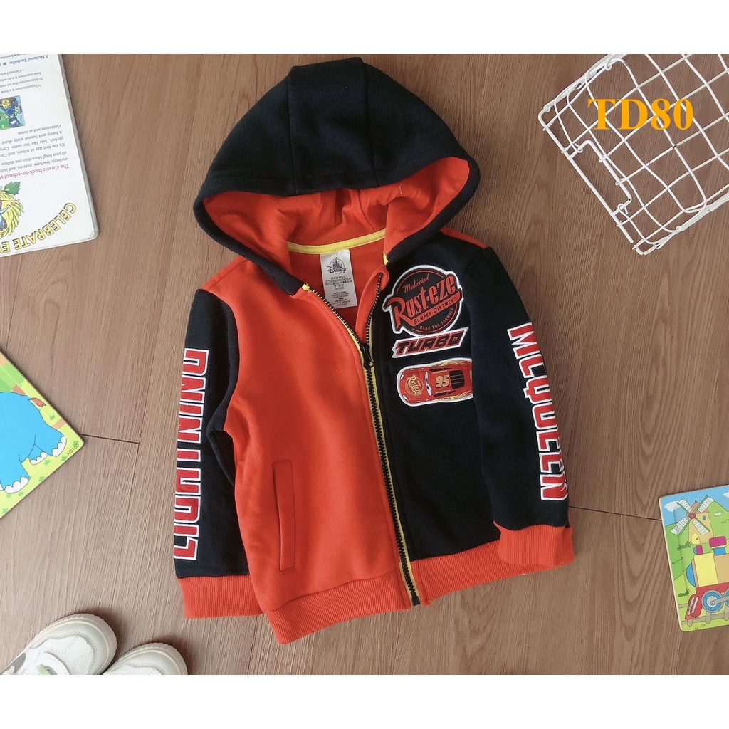 * Mã TD80: Áo nỉ kéo khoá disney dư xịn hình nổi cực chất BC 3082 - Các màu như hình - Size: 2 đến 8 tuổi - Giá: 160K/C