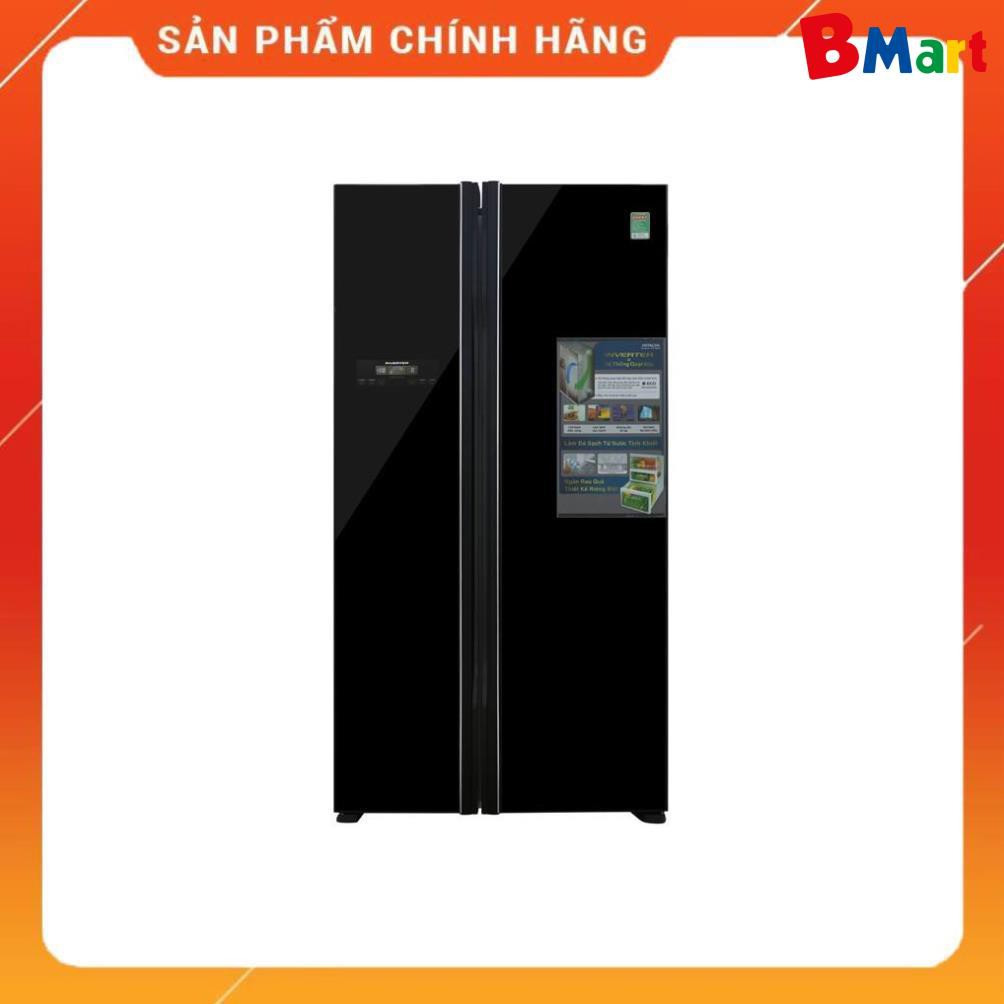 [ VẬN CHUYỂN MIỄN PHÍ KHU VỰC HÀ NỘI ] Tủ lạnh Hitachi  side by side 2 cửa màu đen R-FS800PGV2(GBK)  - BM