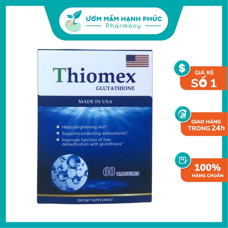 THIOMEX Glutathione - chống oxy hoá, giảm tinh trùng dị dạng