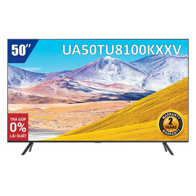 Smart Tivi 4K UHD Samsung 50 inch UA50TU8100KXXV - Miễn phí lắp đặt