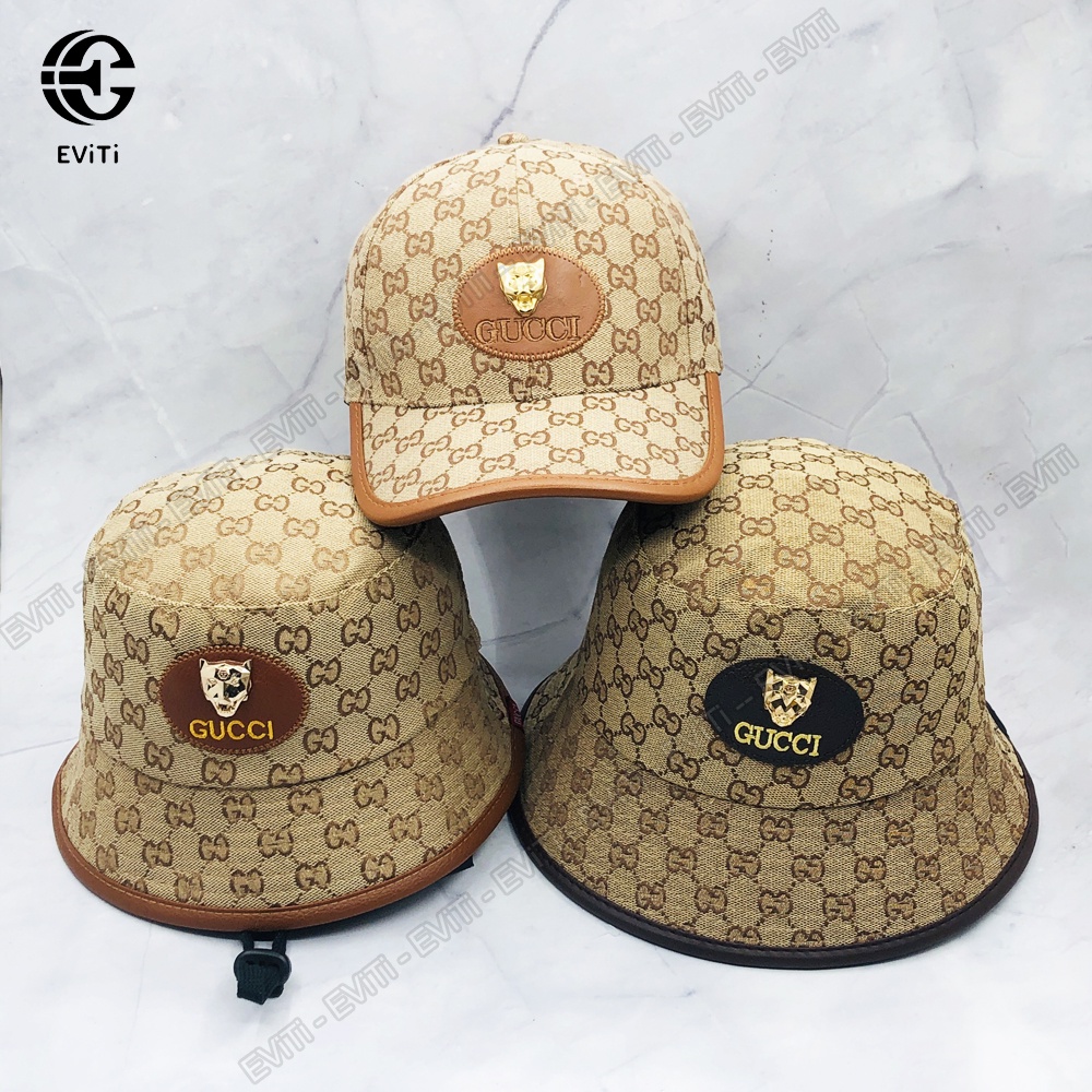 Mũ bucket trẻ em  - Nón vành cho bé từ 3 -6 tuổi có họa tiết G.G hotrend