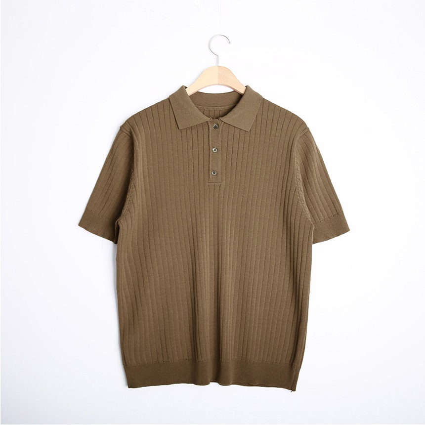 Áo Thun polo Ngắn Tay Màu Sắc Đơn Giản Dành Cho Nam