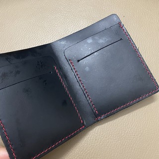 Ví đứng mini da thật handmade cao cấp