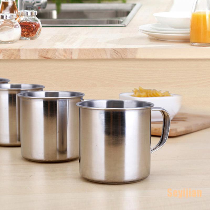 Set 1/3/6 cốc uống nước bằng thép không gỉ tiện dụng khi đi cắm trại