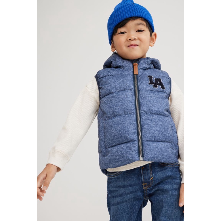 Áo gile phao chữ LA cho bé AHM011