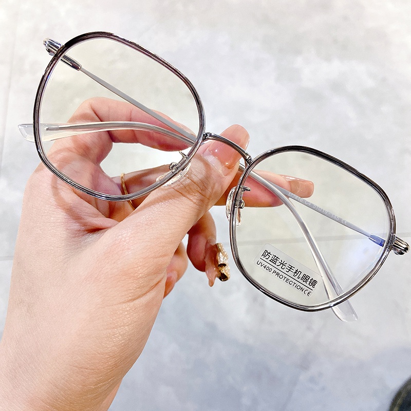 Mắt Kính Gọng Tròn Trong Suốt Chống Ánh Sáng Xanh Thời Trang Cho Nam Và Nữjz2816 | BigBuy360 - bigbuy360.vn